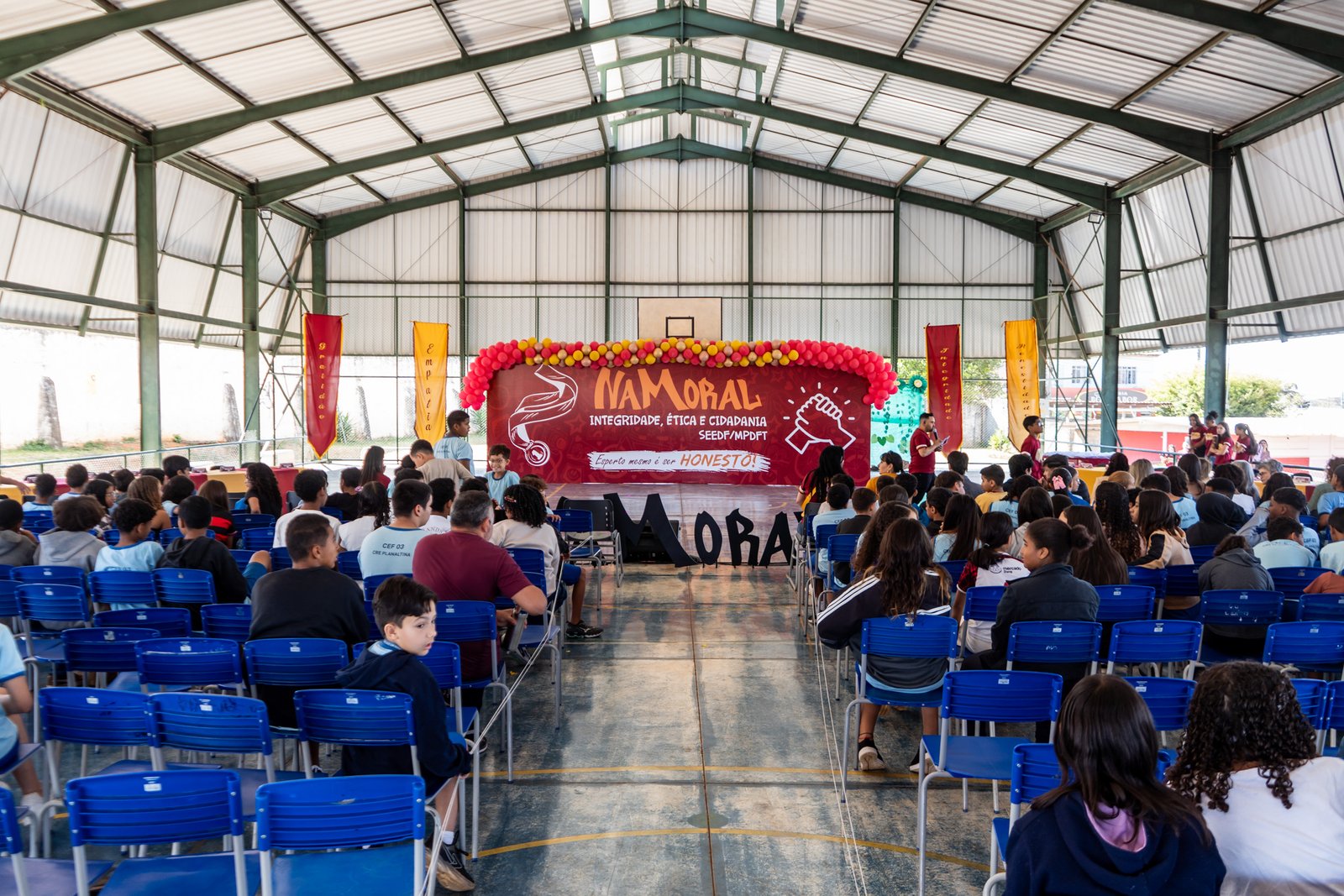 Escola pública de Planaltina inaugura estúdio de podcast, por meio do programa NaMoral Escola pública de Planaltina inaugura estúdio de podcast, por meio do programa NaMoral