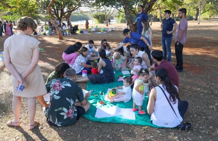 Festa da Família reúne pais e crianças em tarde de integração no Parque da Cidade