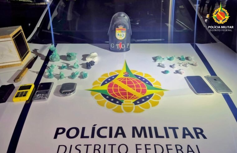 Homem é preso por tráfico de drogas no Paranoá