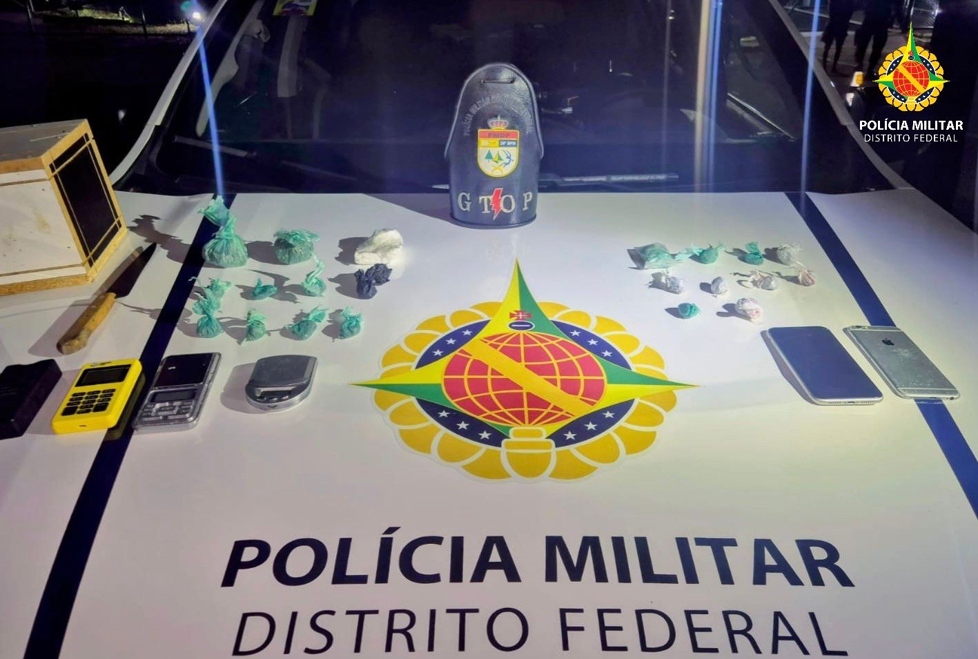 Homem é preso por tráfico de drogas no Paranoá Homem é preso por tráfico de drogas no Paranoá