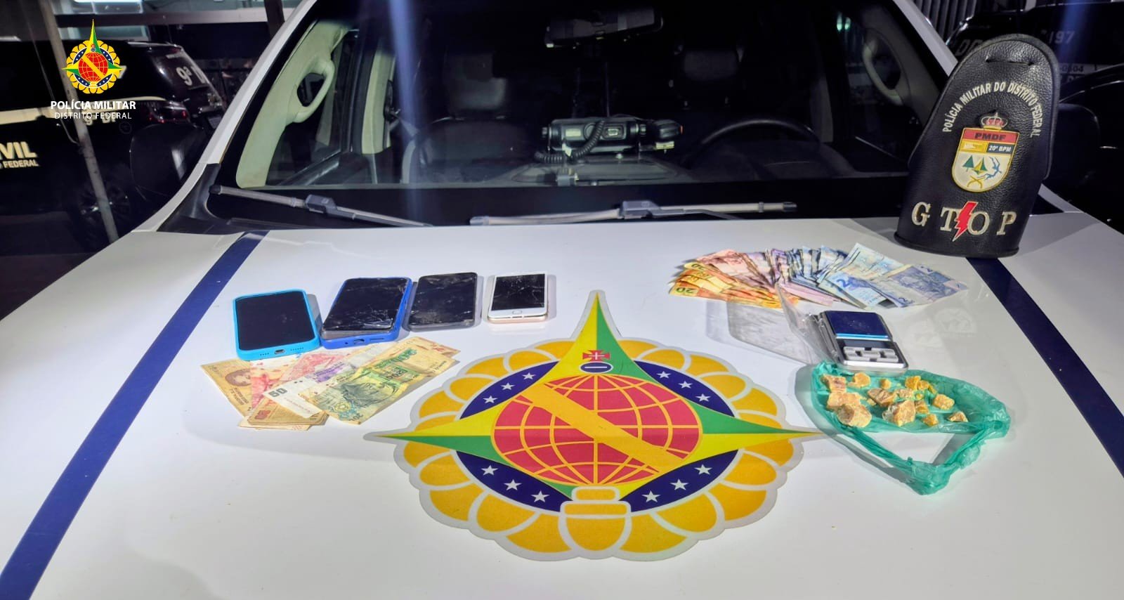 PMDF apreende drogas durante busca no Itapoã