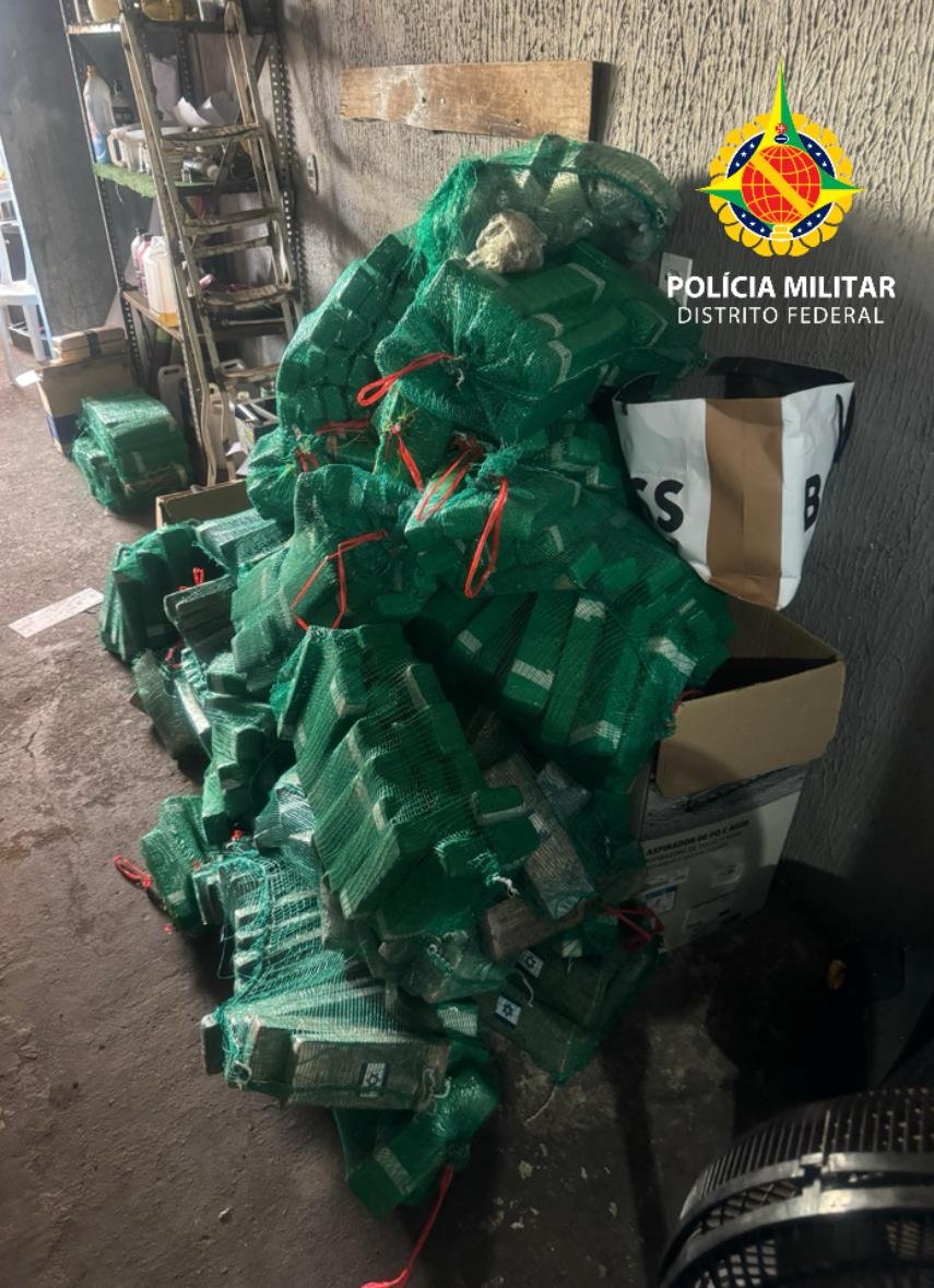 PMDF apreende grande quantidade de drogas após abordagem em Ceilândia