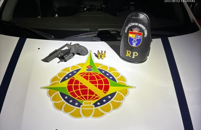 PMDF prende homem em flagrante por disparo de arma de fogo em Ceilândia