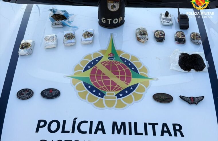 Polícia Militar do DF prende dois homens por tráfico e apreende “supermaconha” avaliada em R$ 99 mil no Recanto das Emas