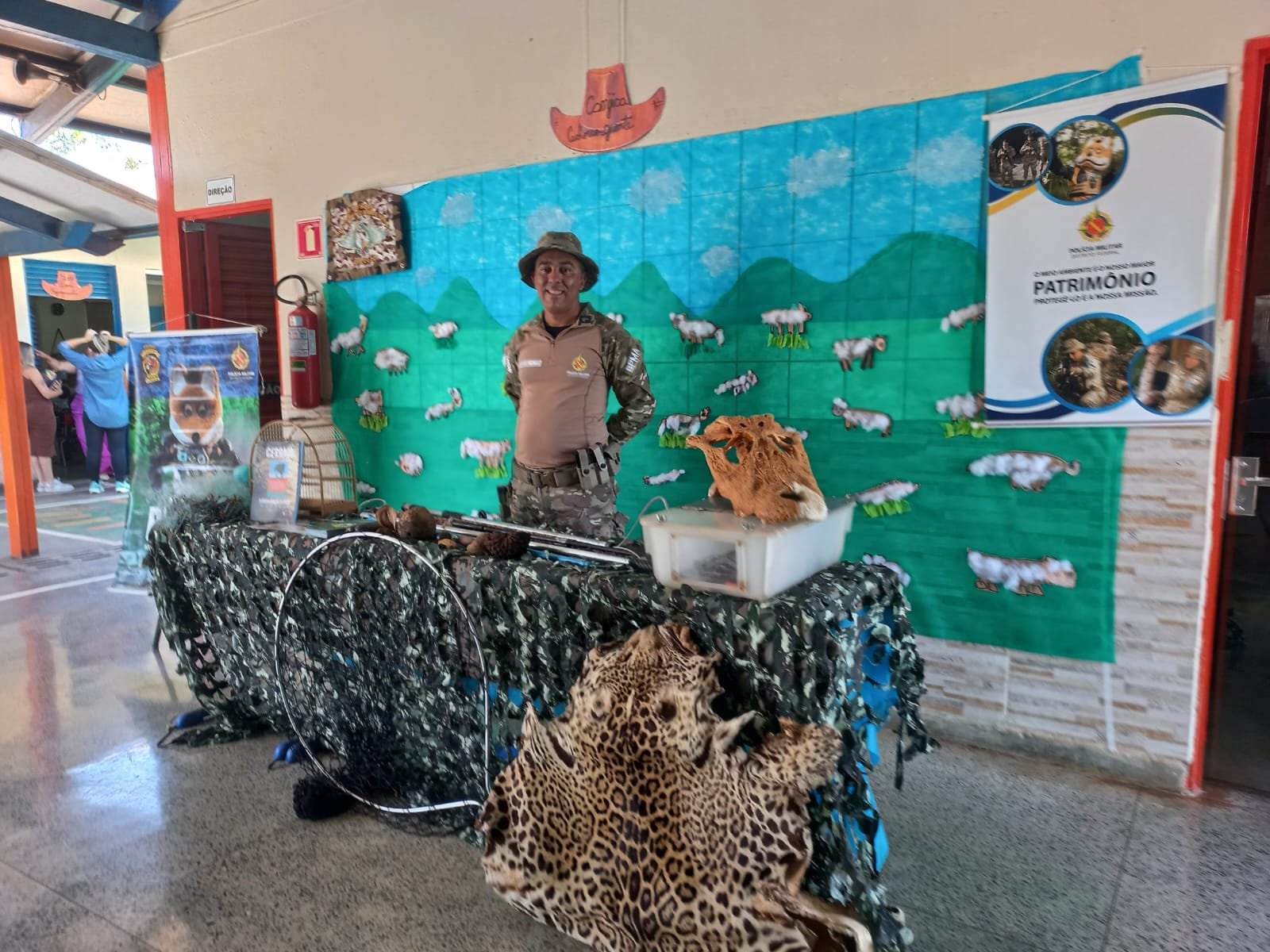 Programa Lobo Guará promove ação em escola da Fercal Programa Lobo Guará promove ação em escola da Fercal