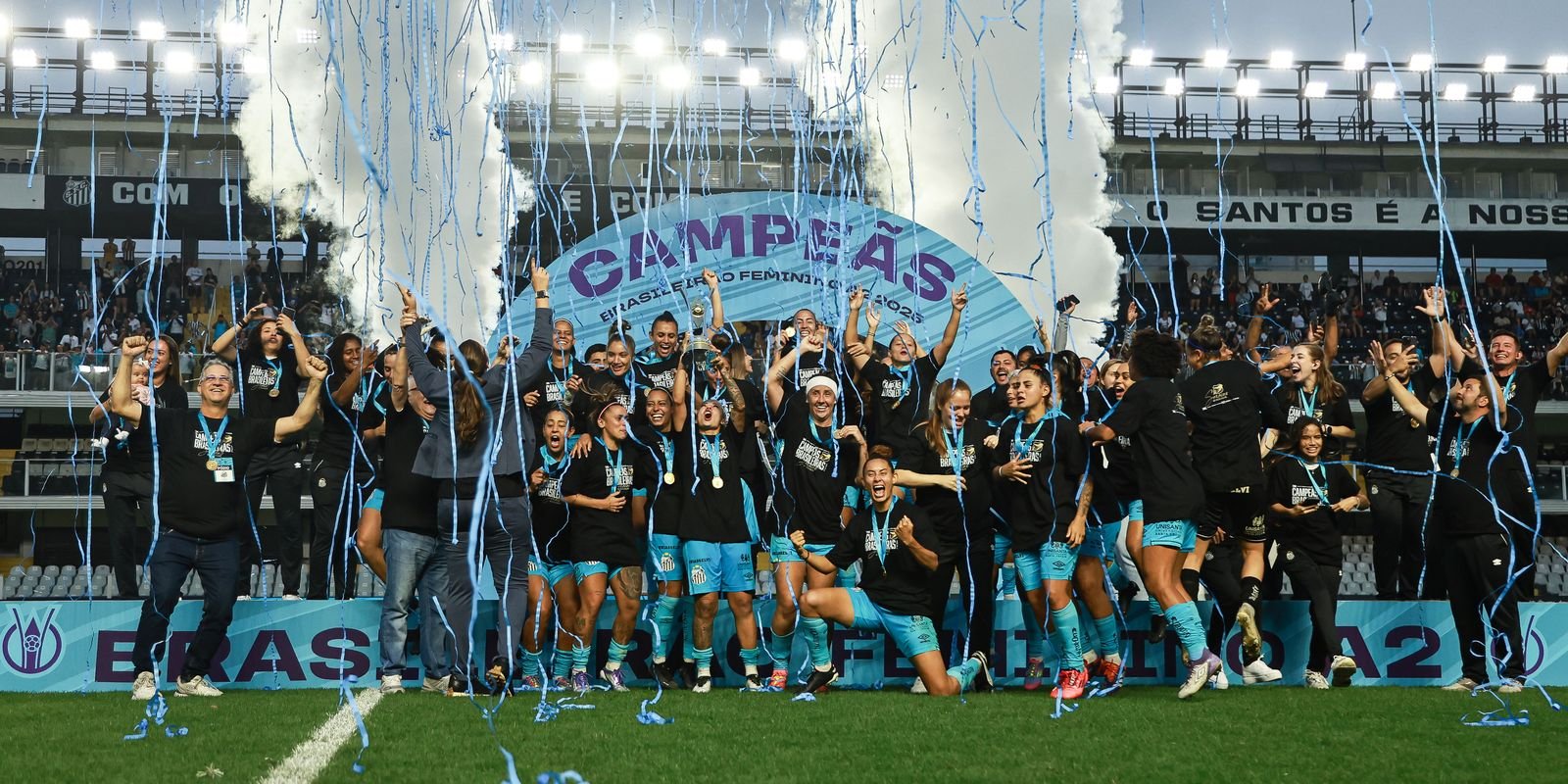 Santos busca empate com Botafogo e conquista Brasileirão Feminino A2 Santos busca empate com Botafogo e conquista Brasileirão Feminino A2