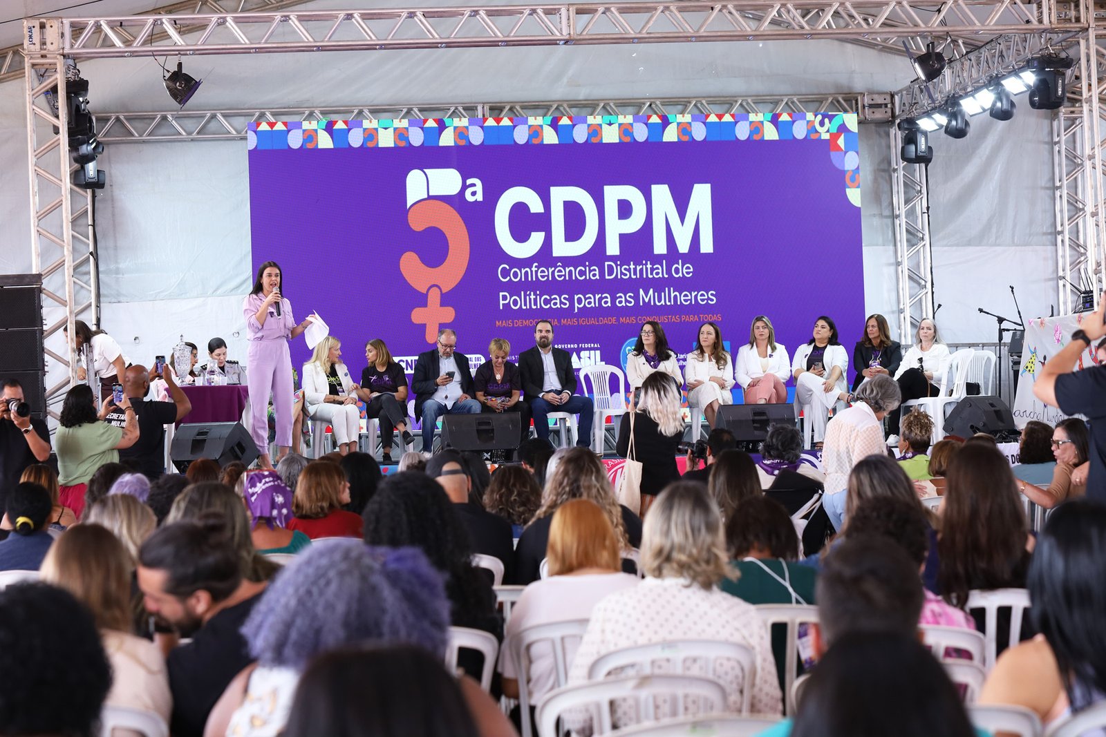 Saúde marca presença na 5ª Conferência Distrital de Políticas para Mulheres Saúde marca presença na 5ª Conferência Distrital de Políticas para Mulheres