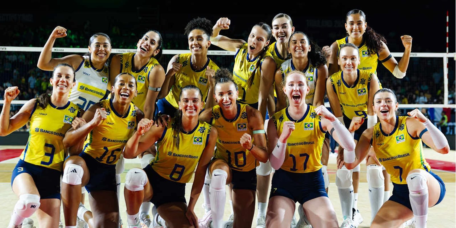 Vôlei: Brasil permanece com 100% de aproveitamento no Mundial Vôlei: Brasil permanece com 100% de aproveitamento no Mundial