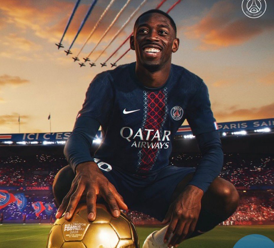 Bola de Ouro tem um dono inédito: Ousmane Dembélé, do PSG, é eleito melhor do mundo
