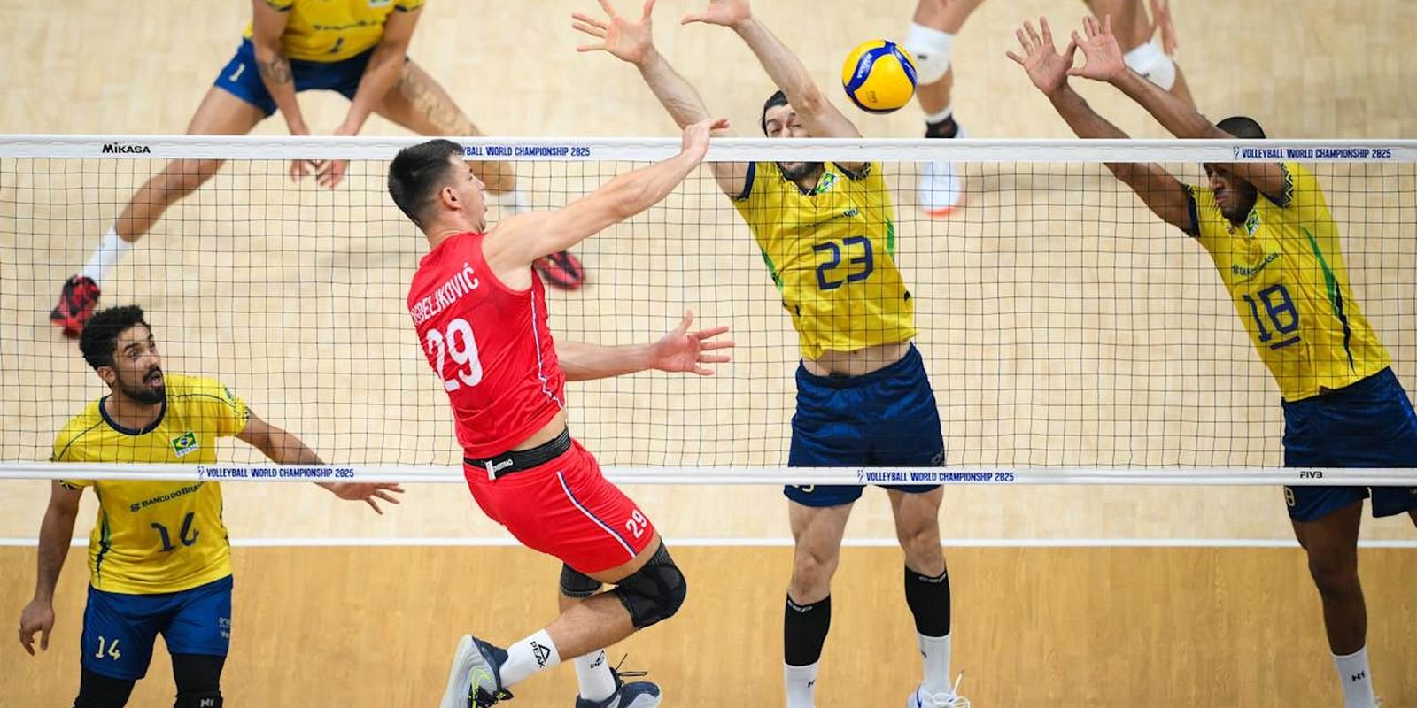 Brasil é eliminado do Campeonato Mundial de vôlei masculino