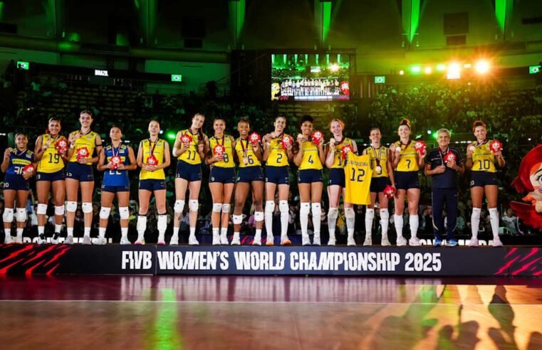 Brasil garante bronze no Campeonato Mundial de vôlei feminino