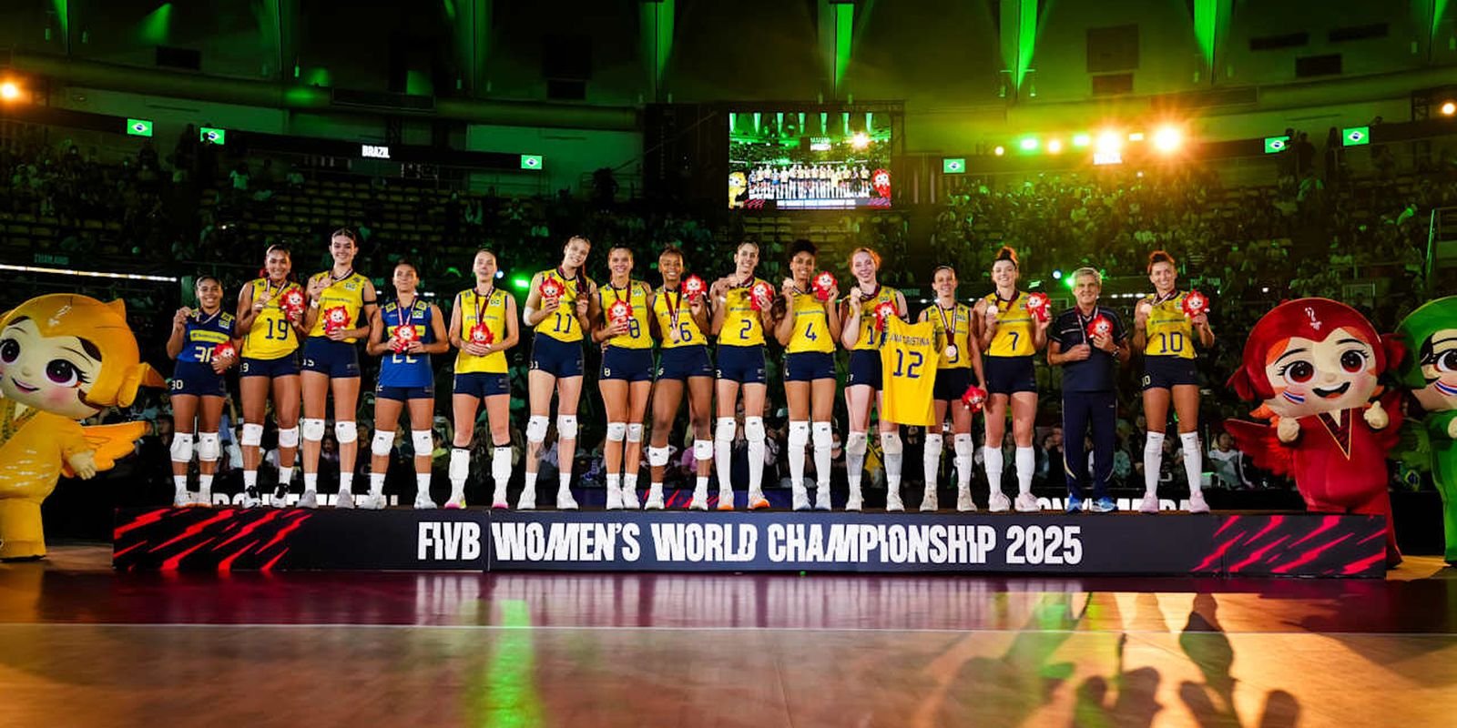 Brasil garante bronze no Campeonato Mundial de vôlei feminino Brasil garante bronze no Campeonato Mundial de vôlei feminino
