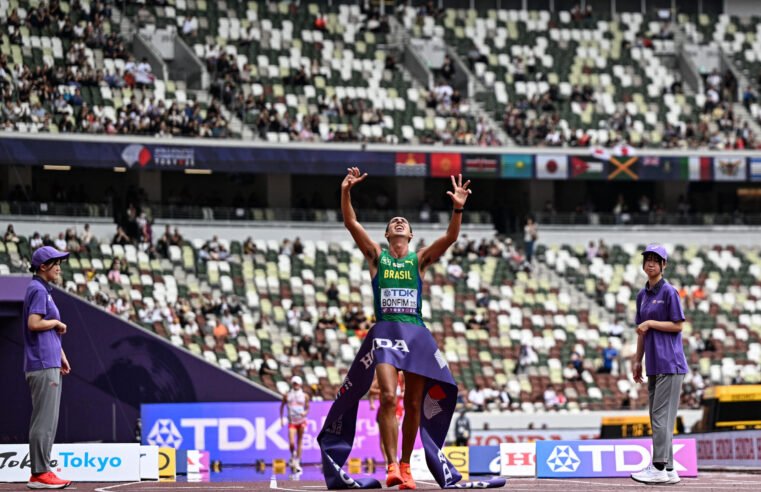 Caio Bonfim dá ao Brasil seu primeiro título mundial na marcha atlética