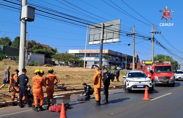 Ciclista de 60 anos morre após parada cardiorrespiratória no Lago Sul