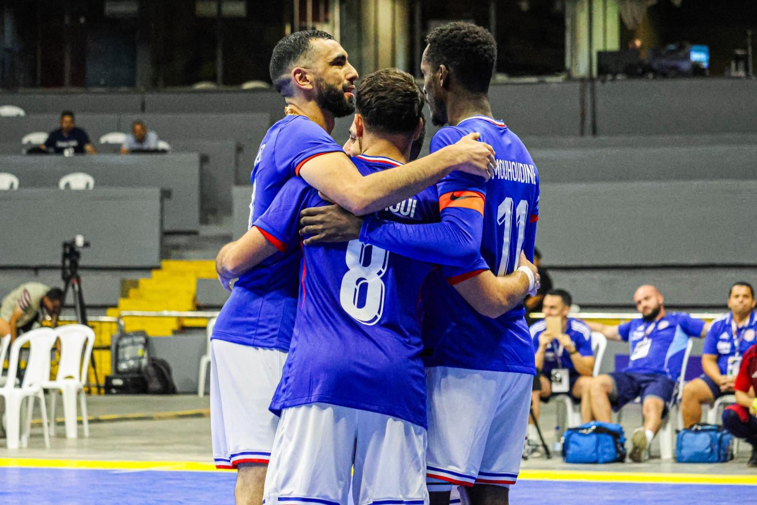 Copa das Nações de Futsal: em partida de 9 gols, França se classifica para a próxima fase Copa das Nações de Futsal: em partida de 9 gols, França se classifica para a próxima fase