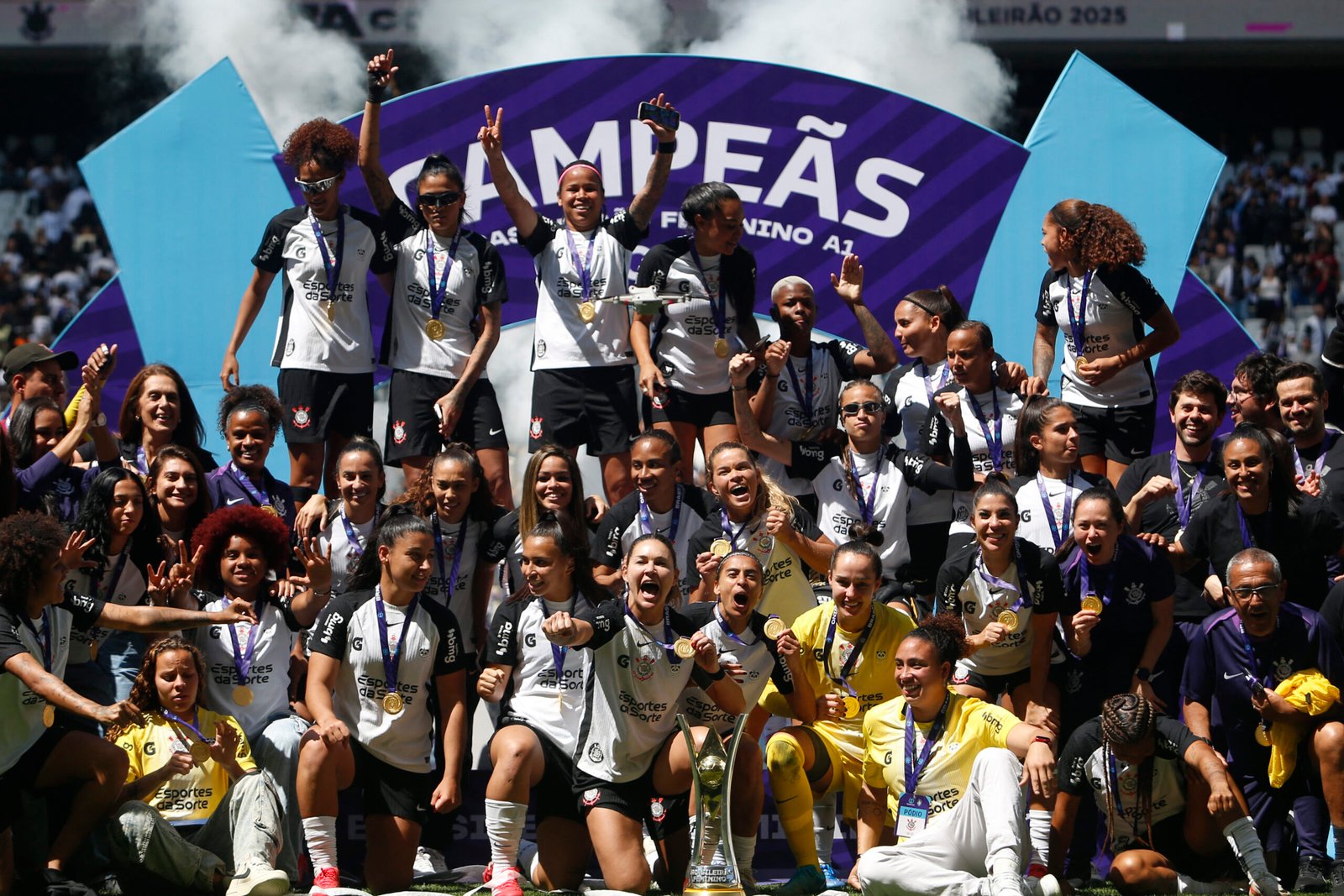 Corinthians amplia hegemonia e é heptacampeão do Brasileiro feminino