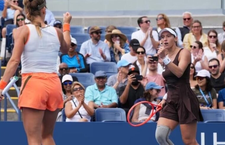 Dupla de Luisa Stefani vence 3ª seguida e vai às quartas do US Open