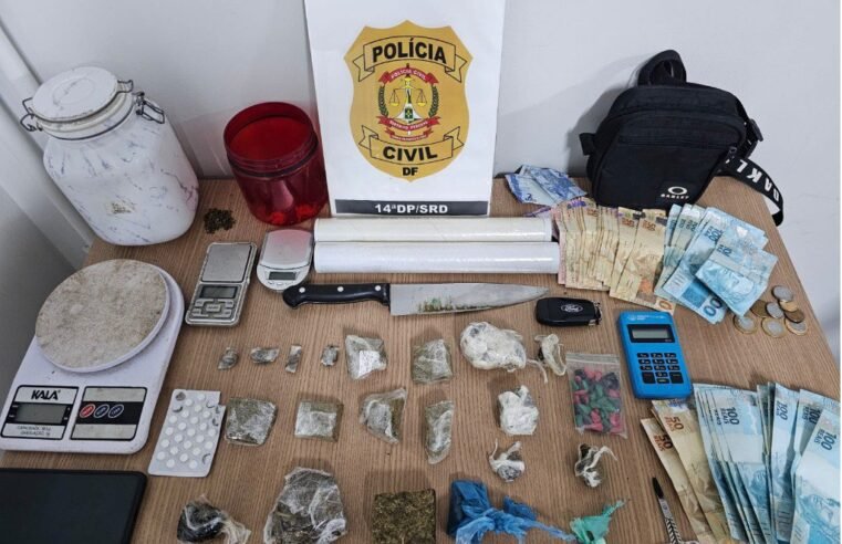 Dupla é presa por tráfico de drogas após operação da PCDF no Gama