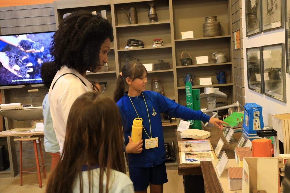 Estudantes de Ceilândia visitam Museu do SLU Estudantes de Ceilândia visitam Museu do SLU