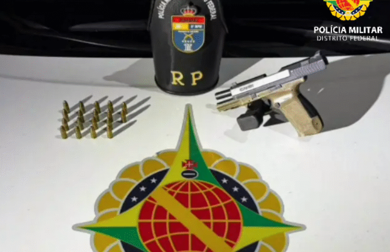 Homem é preso em flagrante com pistola turca em Ceilândia