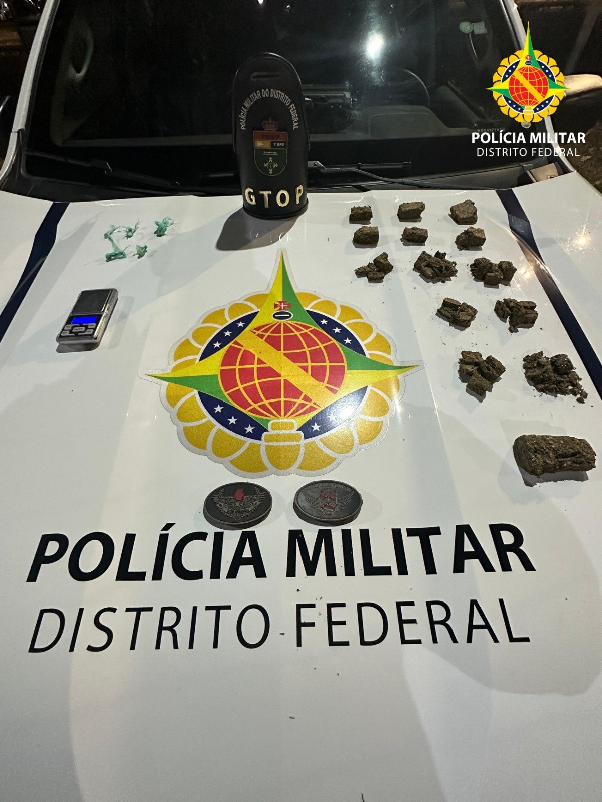Homem é preso pela PMDF por tráfico de drogas na Asa Sul