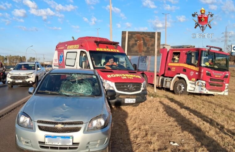 Jovem de 21 anos é atropelada em Ceilândia