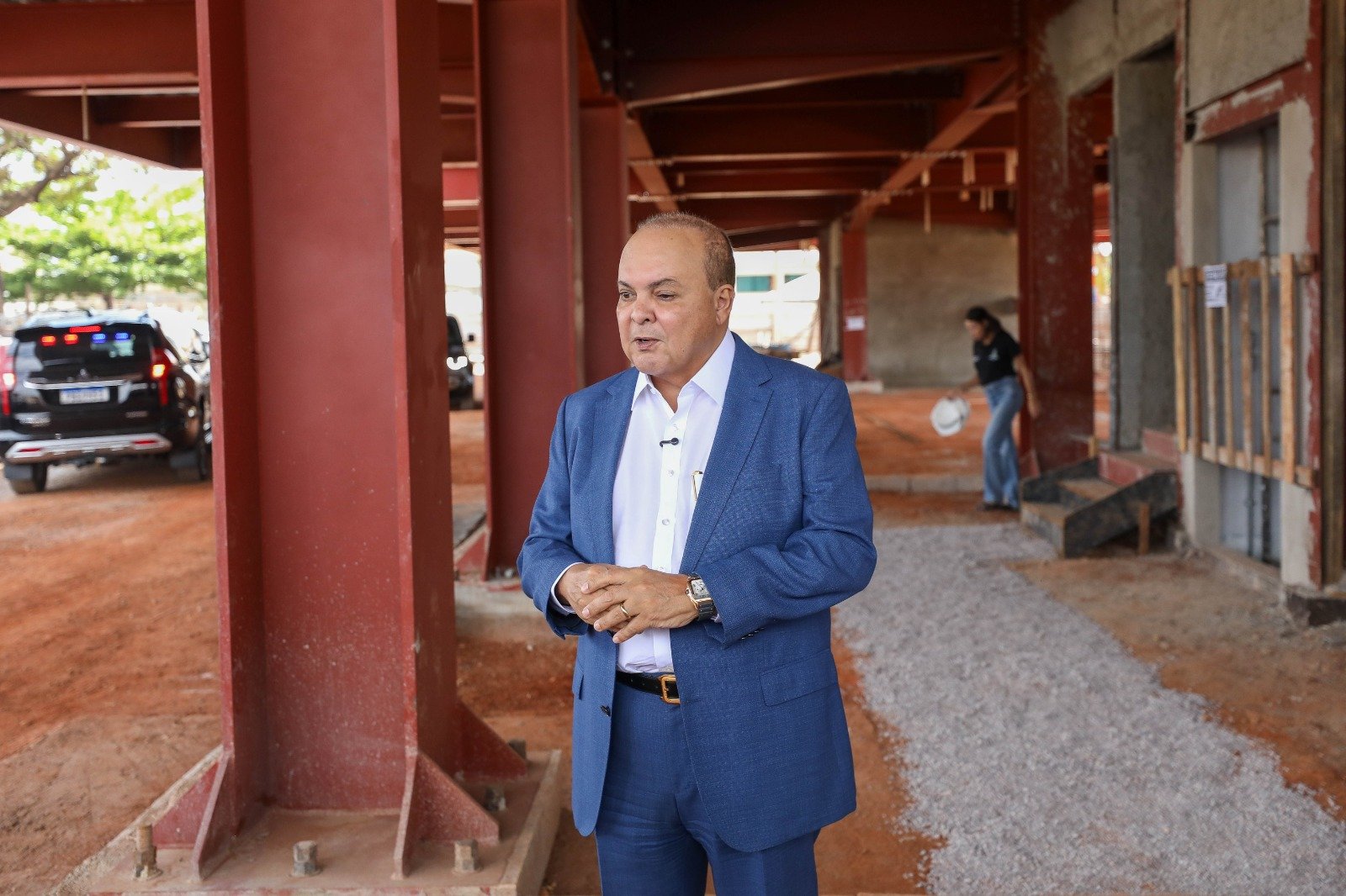 Obras do novo Batalhão da PMDF na Estrutural entram na fase de instalações elétricas e hidráulicas Obras do novo Batalhão da PMDF na Estrutural entram na fase de instalações elétricas e hidráulicas