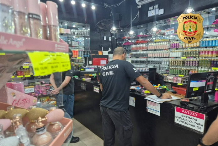 PCDF desmantela esquema de falsificação de cosméticos em operação milionária em Ceilândia e Aparecida de Goiânia