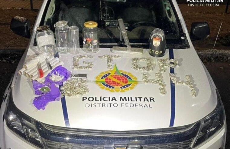 PMDF encontra depósito de drogas em apartamento vazio no Varjão