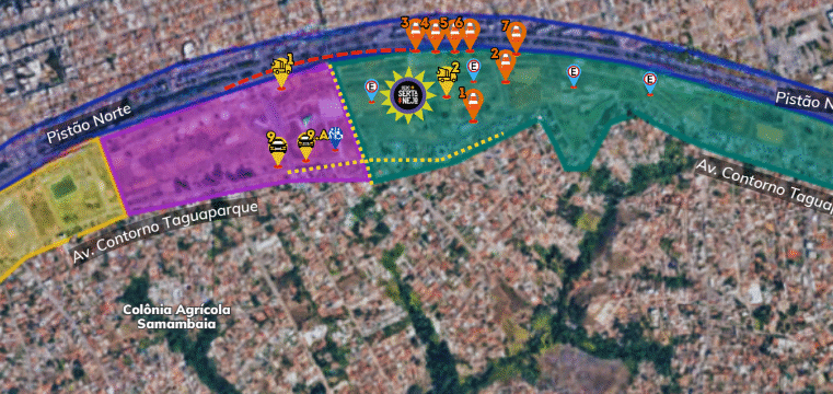 Trânsito em Taguatinga terá alterações no fim de semana