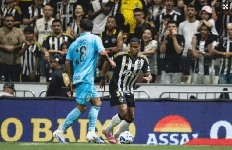 Atlético-MG só empata em casa com Juventude em noite de azar para Rony