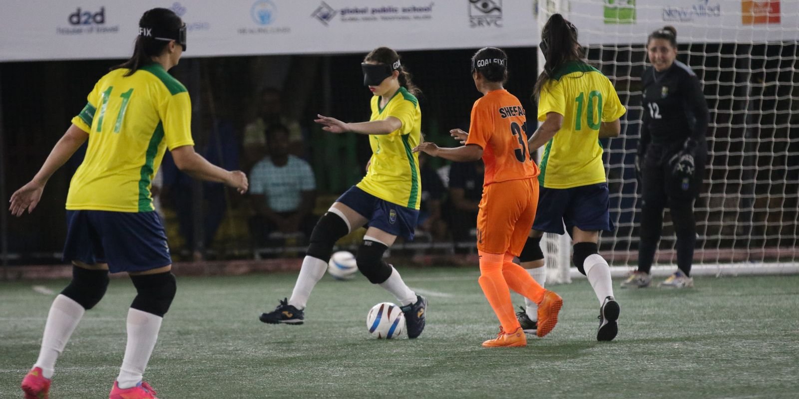 Brasil estreia com vitória na Copa do Mundo de futebol de cegas Brasil estreia com vitória na Copa do Mundo de futebol de cegas