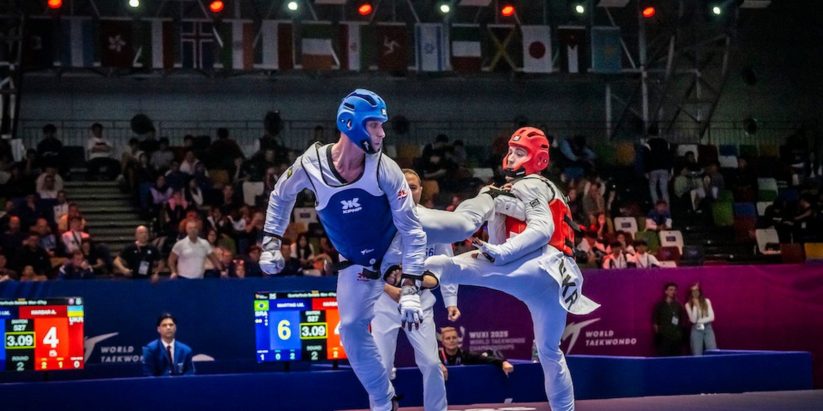Brasil finaliza terceiro dia do Mundial de Taekwondo sem medalhas