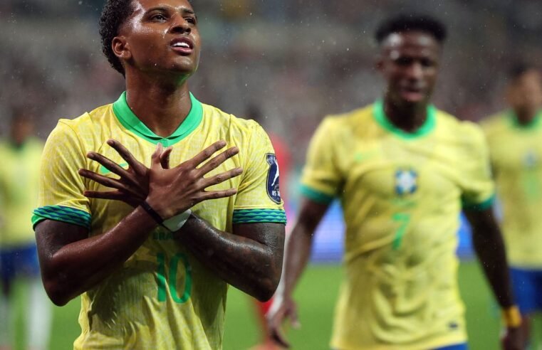 Brasil mostra evolução sob comando de Ancelotti e goleia Coreia do Sul