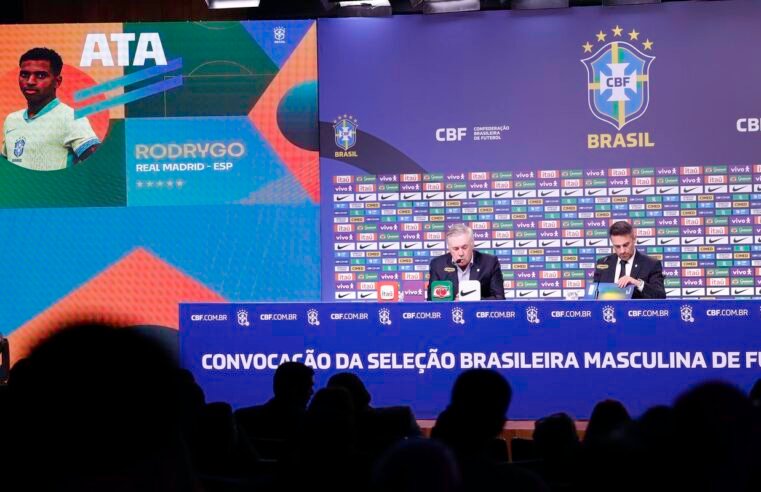 Carlo Ancelotti convoca seleção para amistosos contra Coreia e Japão