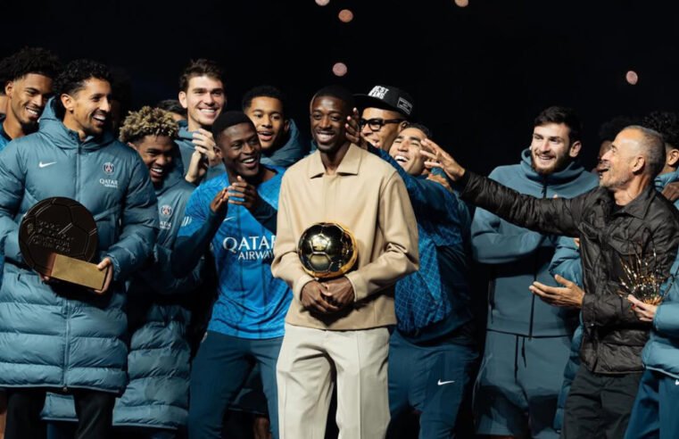 Dembélé vai comemorar Bola de Ouro com seu primeiro clube no domingo