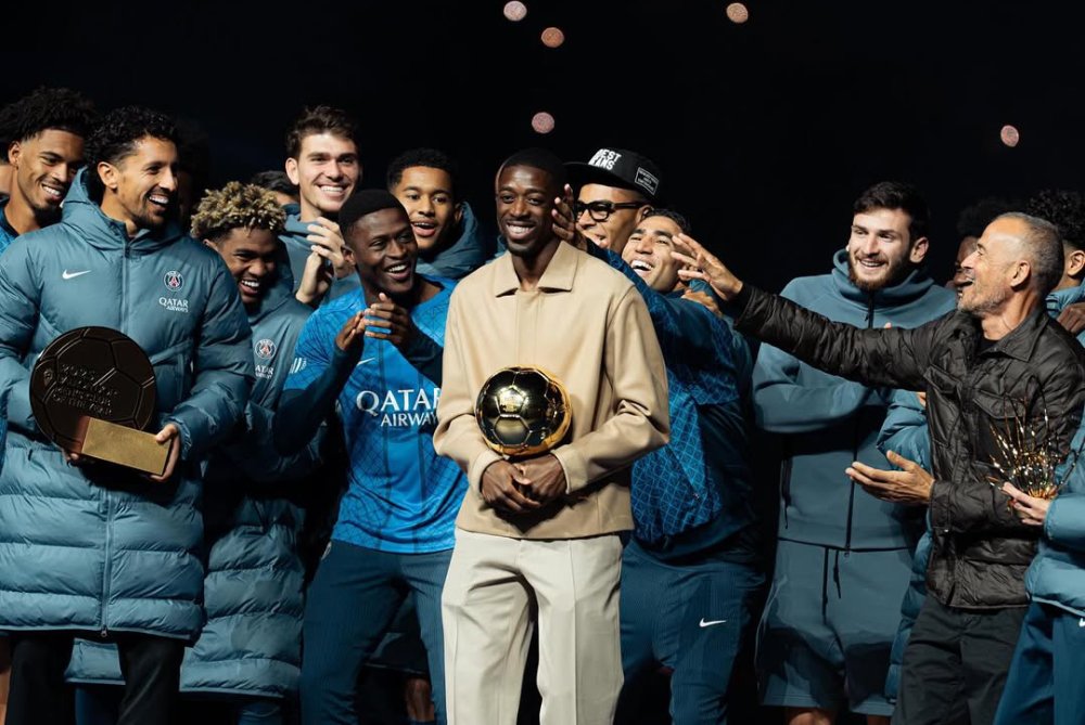 Dembélé vai comemorar Bola de Ouro com seu primeiro clube no domingo Dembélé vai comemorar Bola de Ouro com seu primeiro clube no domingo