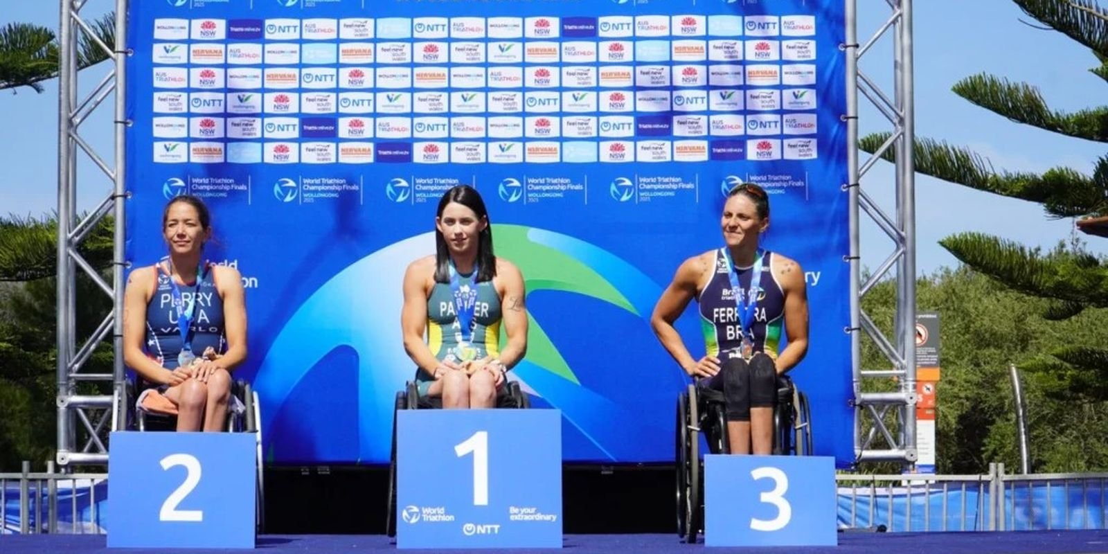 Jéssica Ferreira conquista bronze no Mundial de triatlo paralímpico