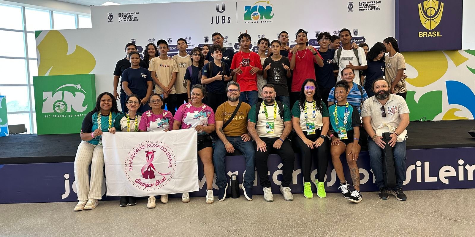 Jogos Universitários Brasileiros abrem espaço para o Outubro Rosa Jogos Universitários Brasileiros abrem espaço para o Outubro Rosa