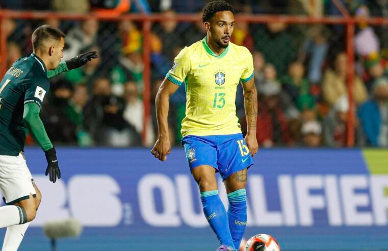 Lateral Vitinho é convocado para defender a seleção brasileira