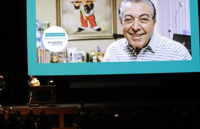 Mauricio de Sousa é homenageado na abertura da Mostra de Cinema de SP