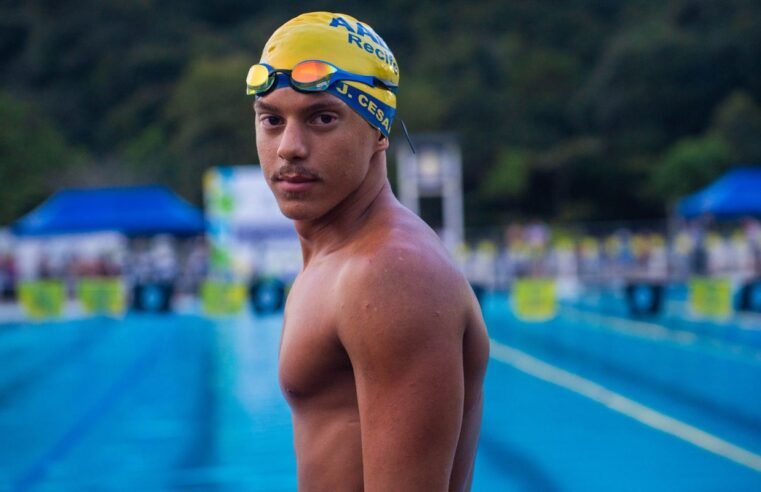 Nadador de Recife tenta aumentar coleção de ouros nos Jubs
