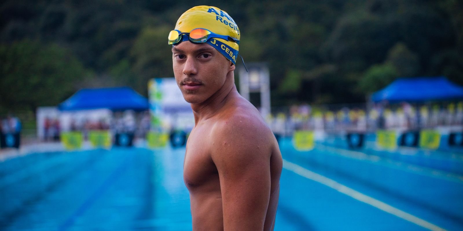 Nadador de Recife tenta aumentar coleção de ouros nos Jubs Nadador de Recife tenta aumentar coleção de ouros nos Jubs