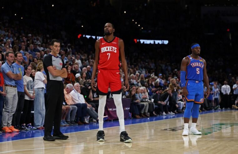 Oklahoma vence Houston em prorrogação dupla na abertura da temporada 2025-26 da NBA