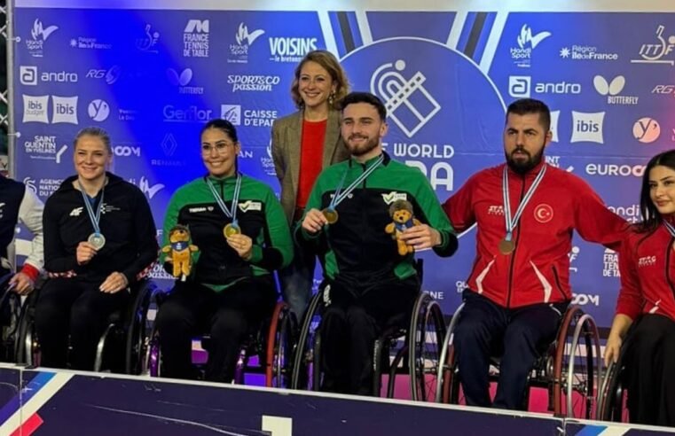 Tênis de mesa paralímpico: Thaís Severo leva ouro e prata na França