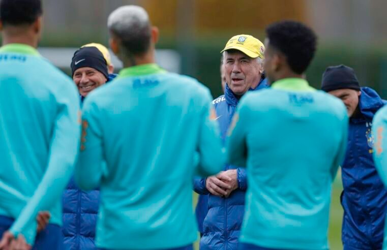 Ancelotti começa a esboçar equipe para amistoso contra o Senegal