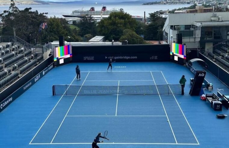 Brasil faz 1º treino para esteia nos playoffs da Billie Jean King Cup