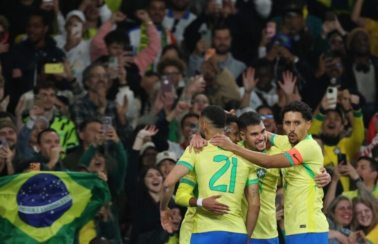 Brasil joga bem e derrota Senegal por 2 a 0 em amistoso em Londres