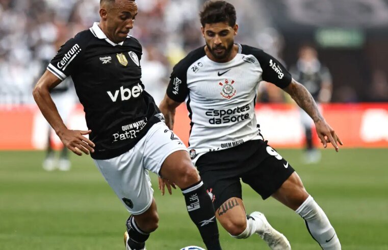 Corinthians e Botafogo empatam e estacionam na tabela do Brasileirão
