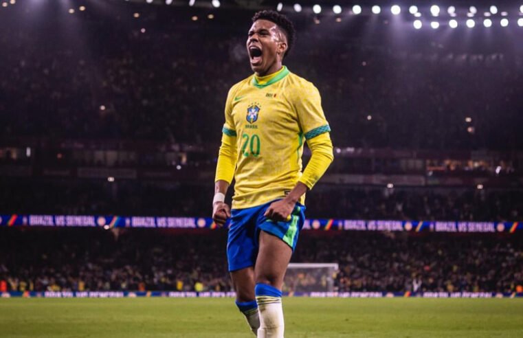 Estêvão em alta, evolução e lições: o 2025 da Seleção de Ancelotti